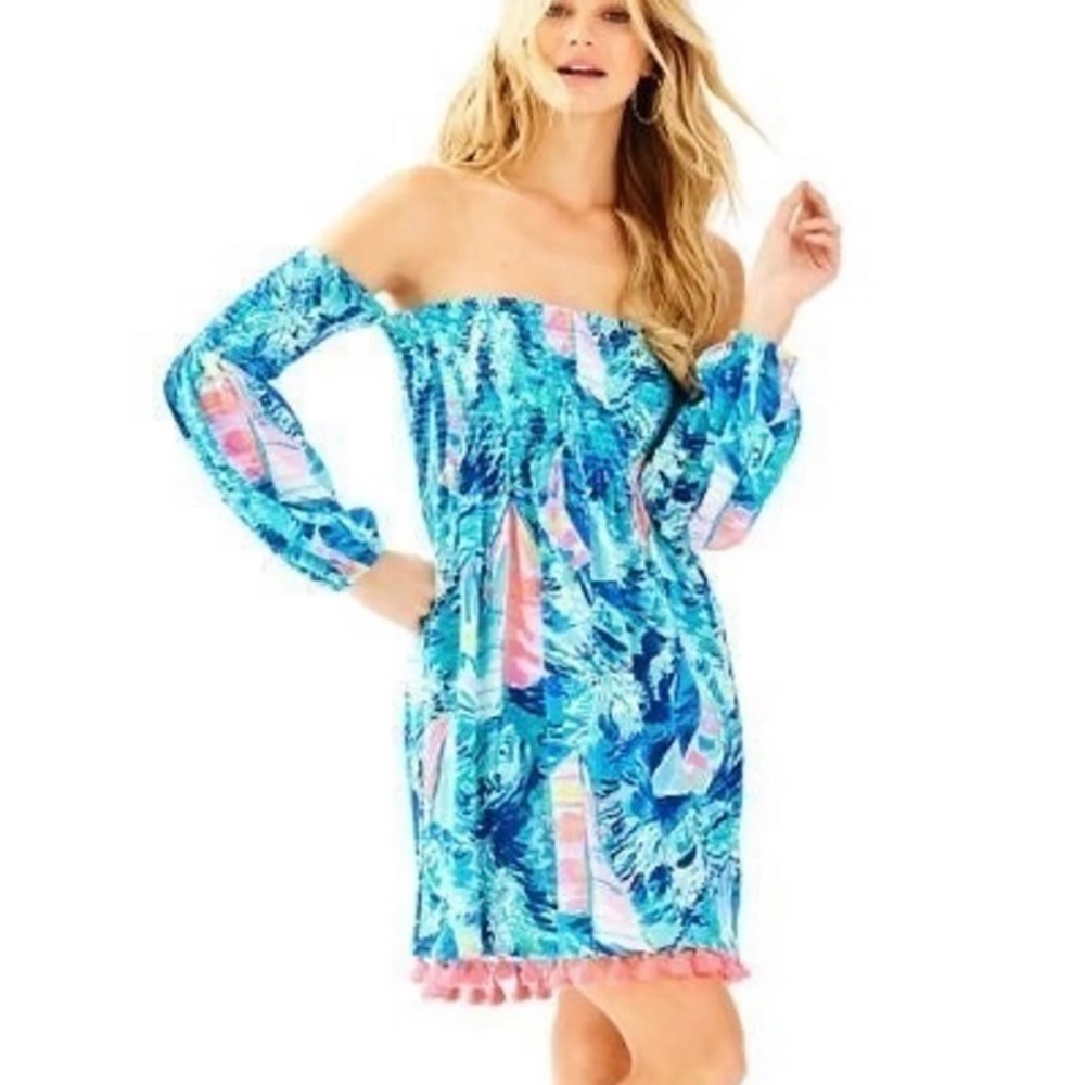 S EUC Trina beach dress hey bay bay